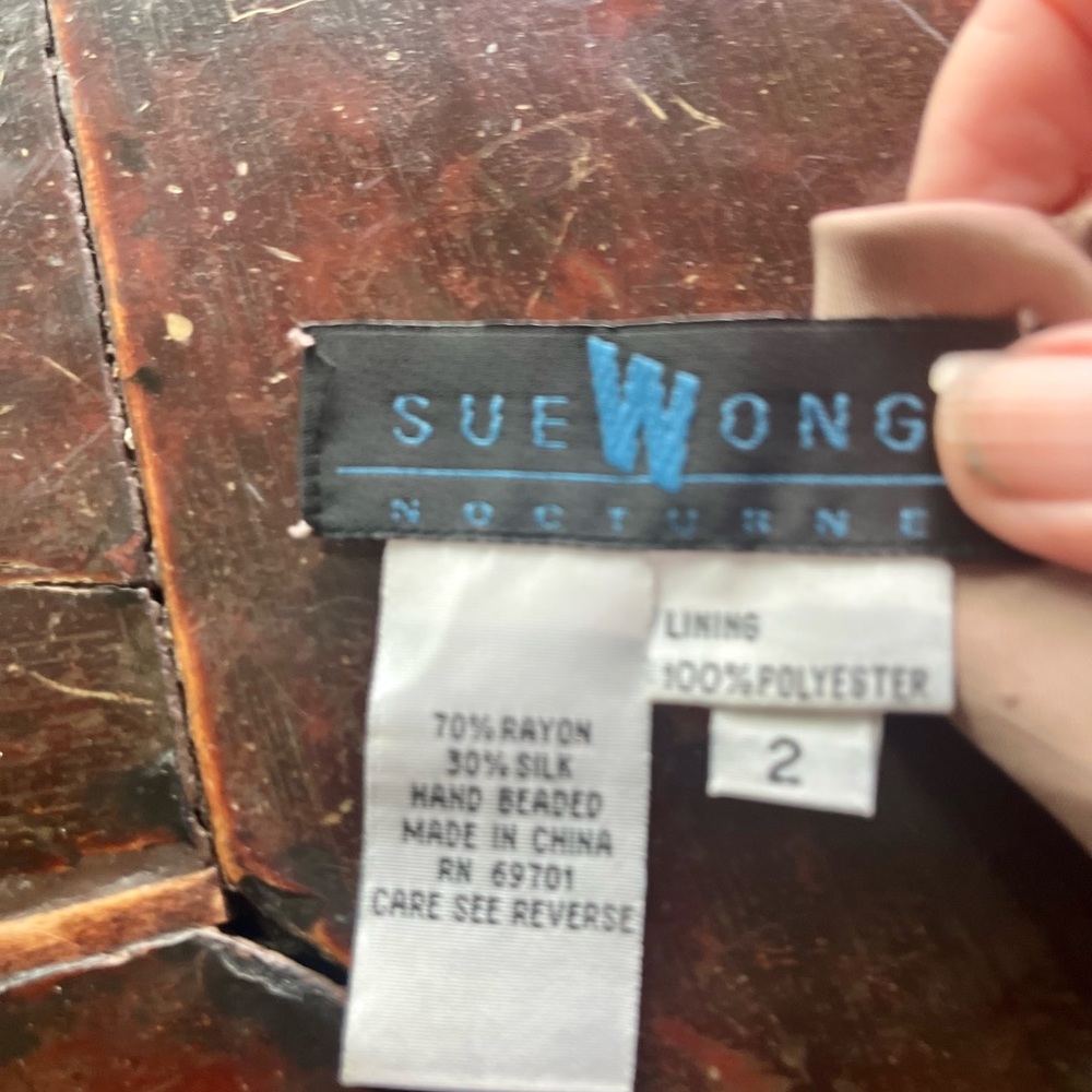 Sue Wong sequenced gown, size 2